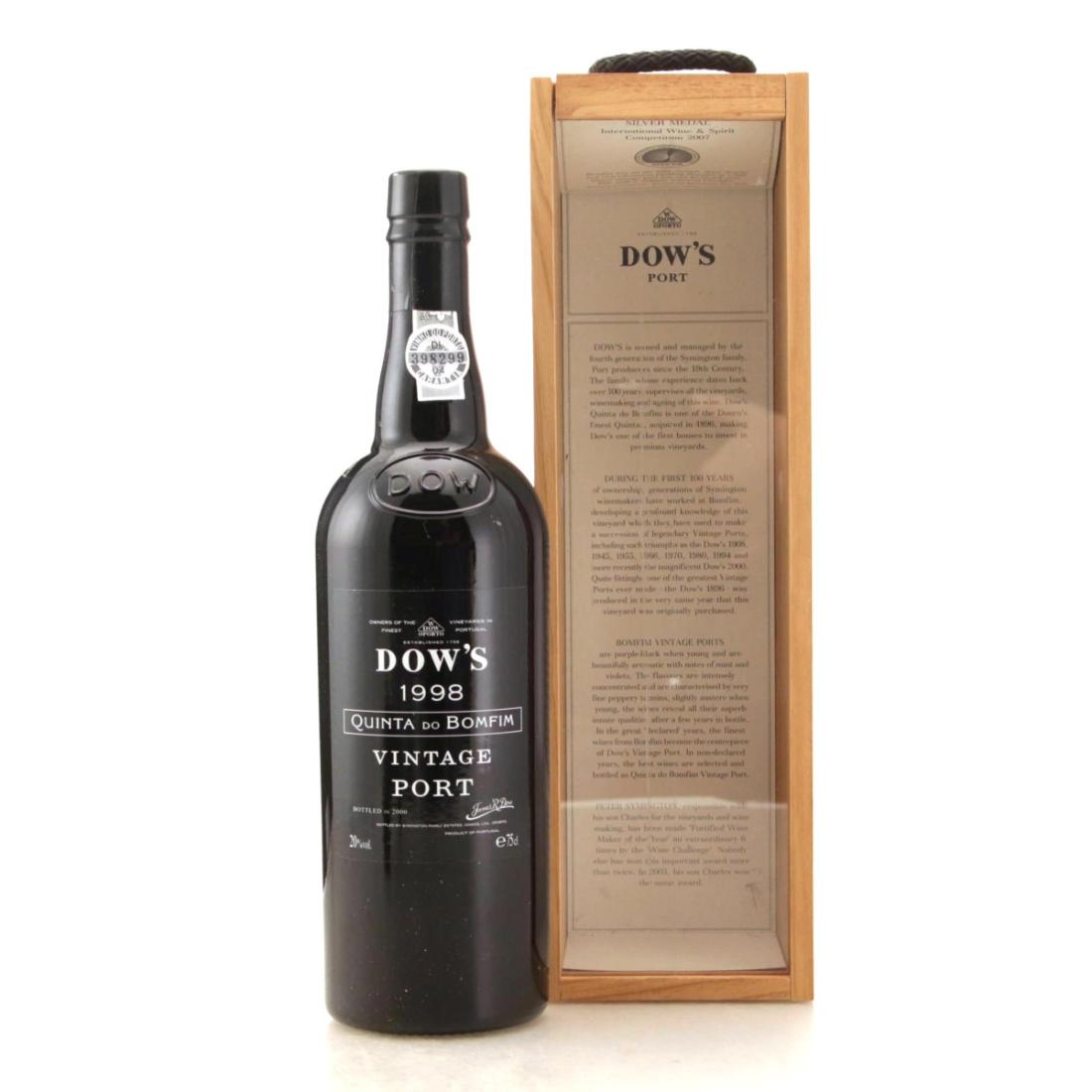 Image for Dow's Quinta do Bomfim 1998 Vintage Port