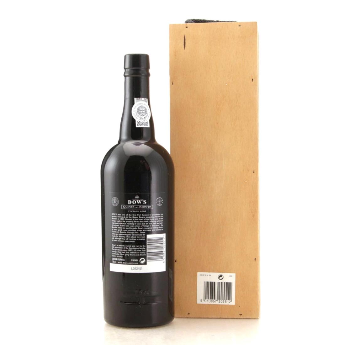 Image for Dow's Quinta do Bomfim 1998 Vintage Port