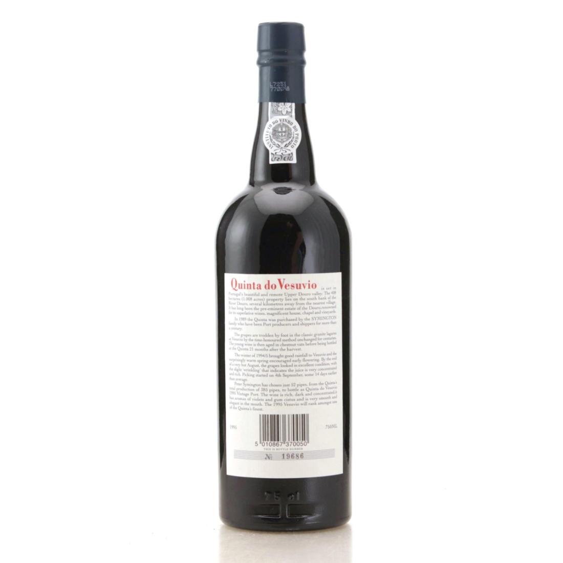 Image for Symington Family Estates Quinta do Vesúvio 1995 Vintage Port