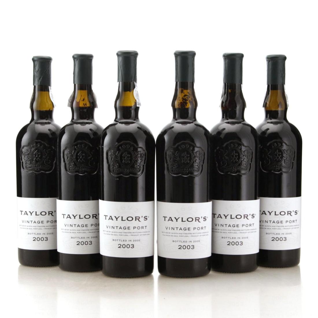 Image for Taylor's 2003 Vintage Port x 6
