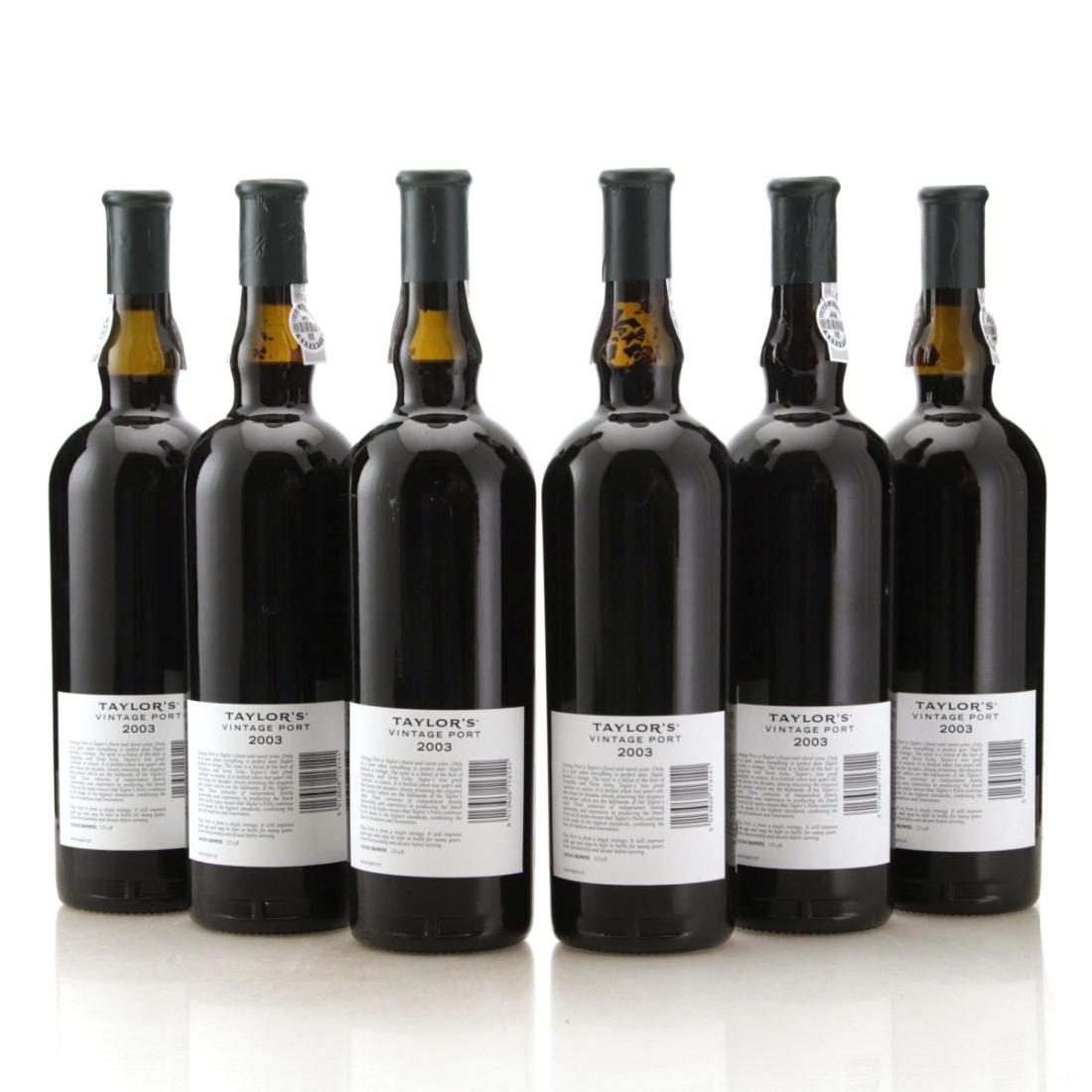 Image for Taylor's 2003 Vintage Port x 6
