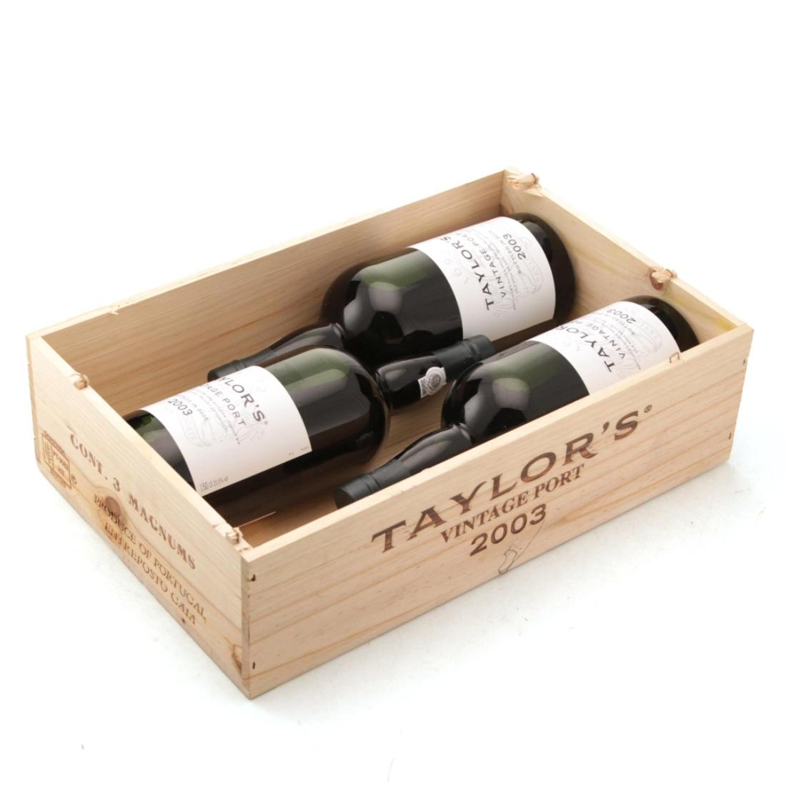 Image for Taylor's 2003 Vintage Port x 3 / Magnum