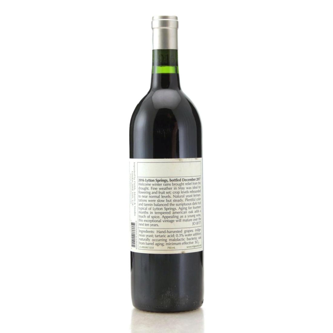 Image for Ridge Lytton Springs 2016 Dry Creek Valley