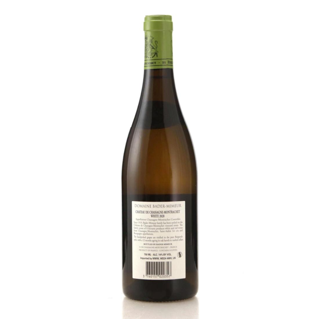 Image for Domaine Bader-Mimeur Château Chassagne-Montrachet 2020