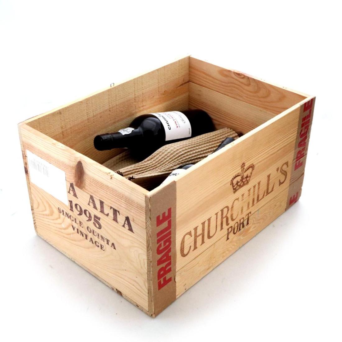Image for Churchill's Quinta da Agua Alta 1995 Vintage Port x 6