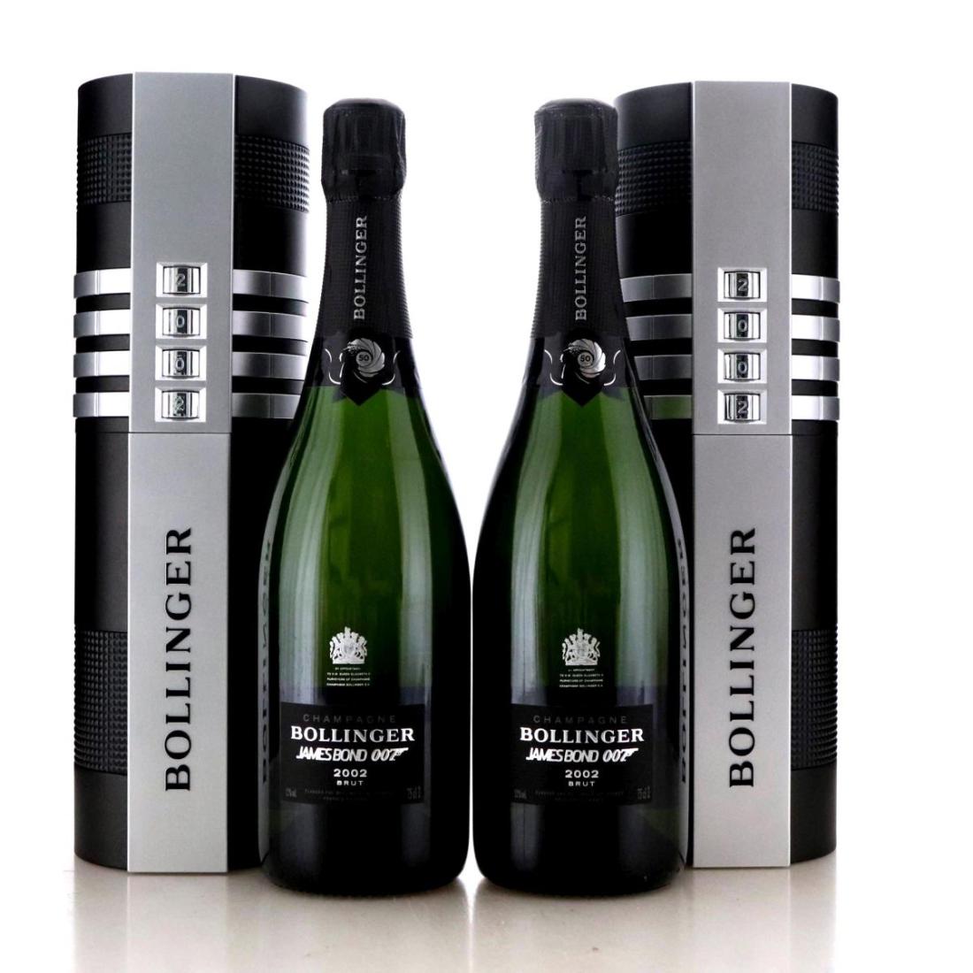 Image for Bollinger 2002 Vintage Champagne / James Bond x 2