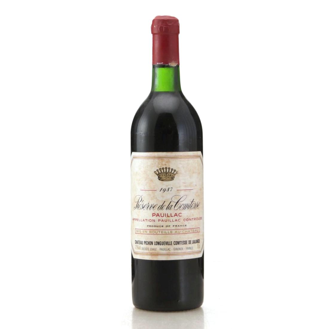 Image for Château Pichon Longueville Comtesse de Lalande 1987