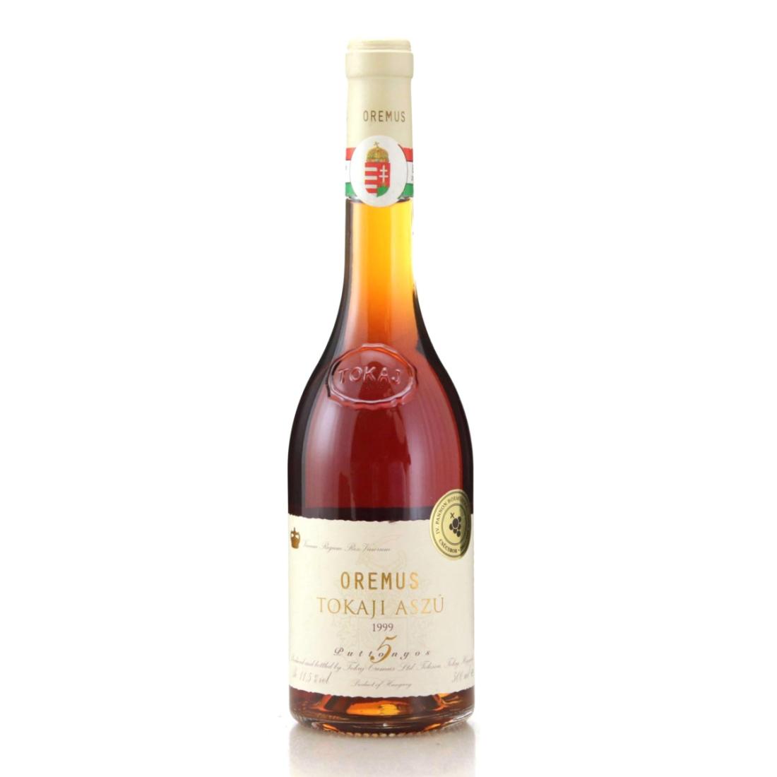 Image for Oremus 5 Puttonos 1999 Tokaji Aszú / Half Litre