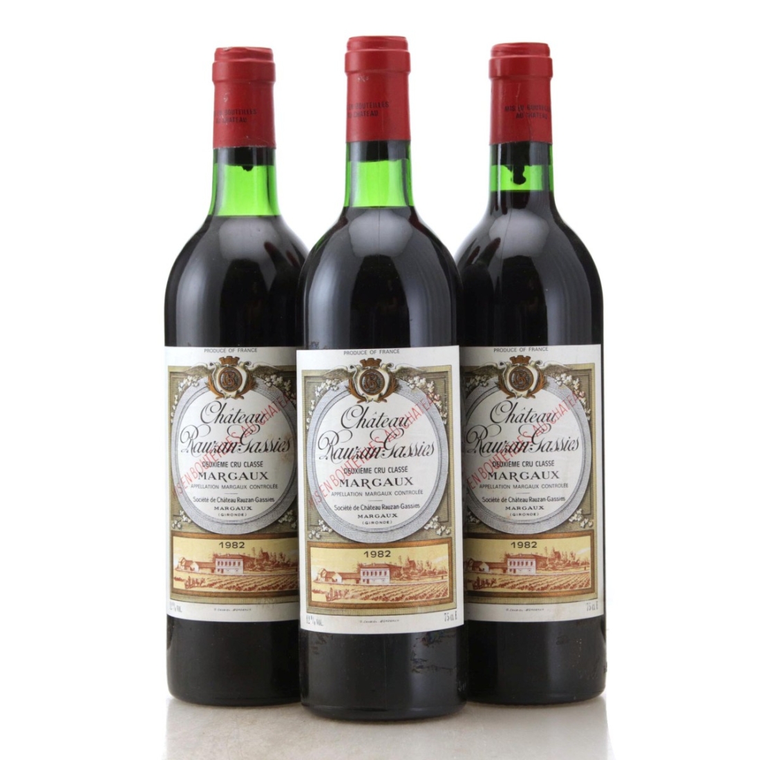 Image for Château Rauzan-Gassies 1982 x 3
