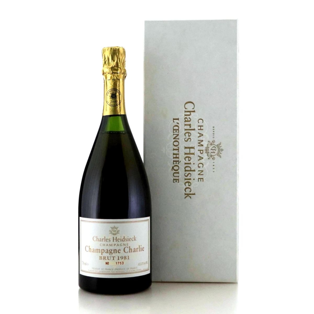 Image for Charles Heidsieck L'Oenotheque Champagne Charlie 1981 Vintage Champagne
