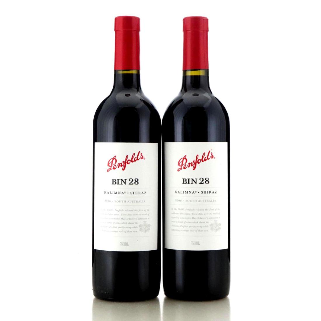 Image for Penfolds Bin 28 Kalimna Shiraz 2006 x 2