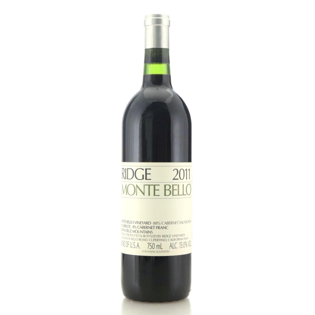 Image for Ridge Monte Bello 2011