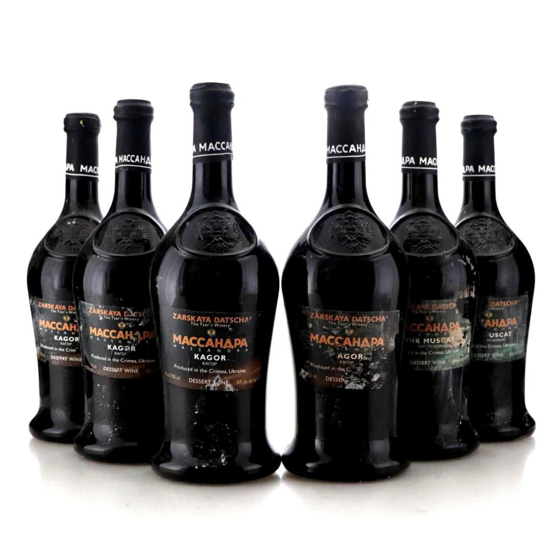 Image for Zarskaya Datscha Massandra Kagor Dessert Wine x 6