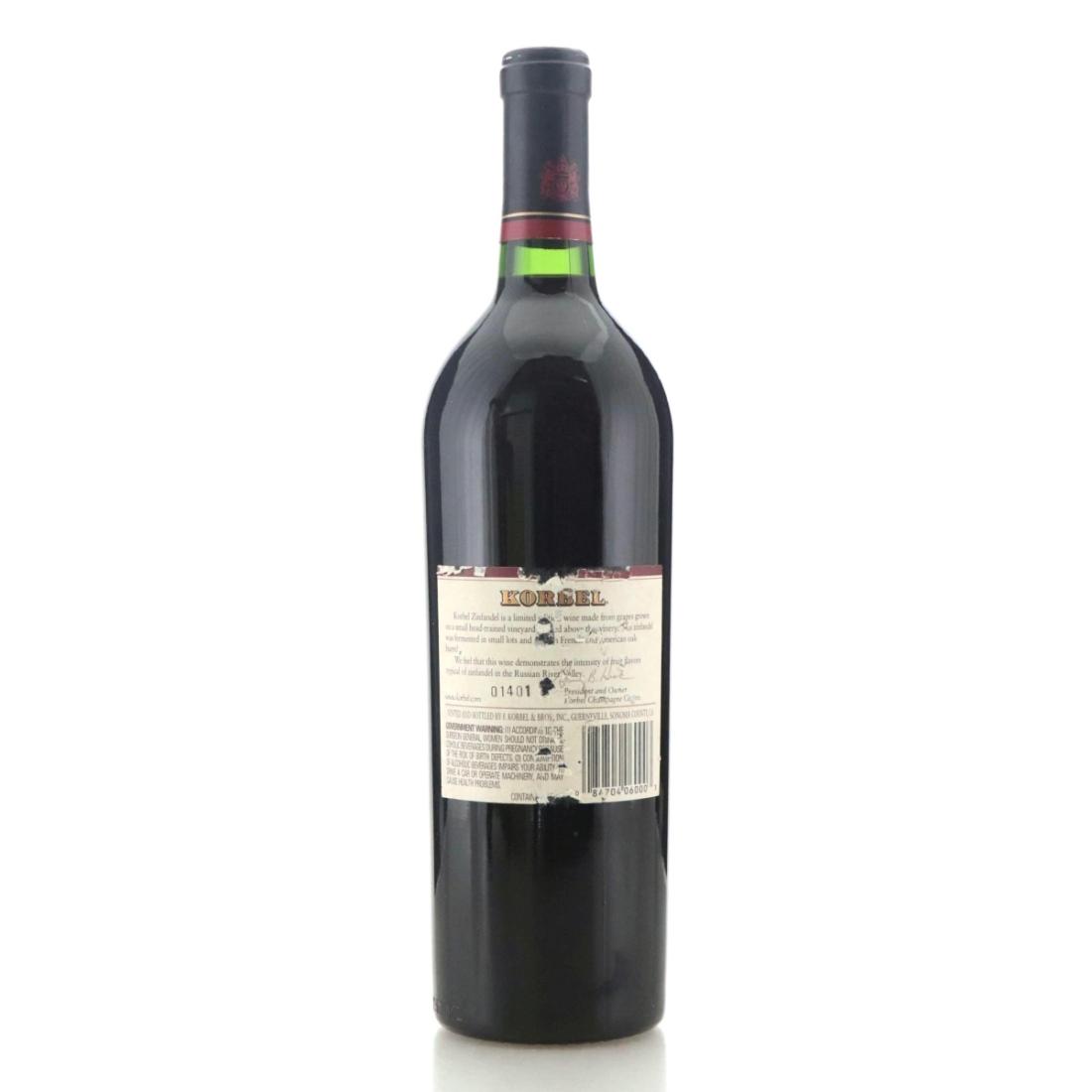 Image for Korbel Zinfandel 1998 Russian River Valley