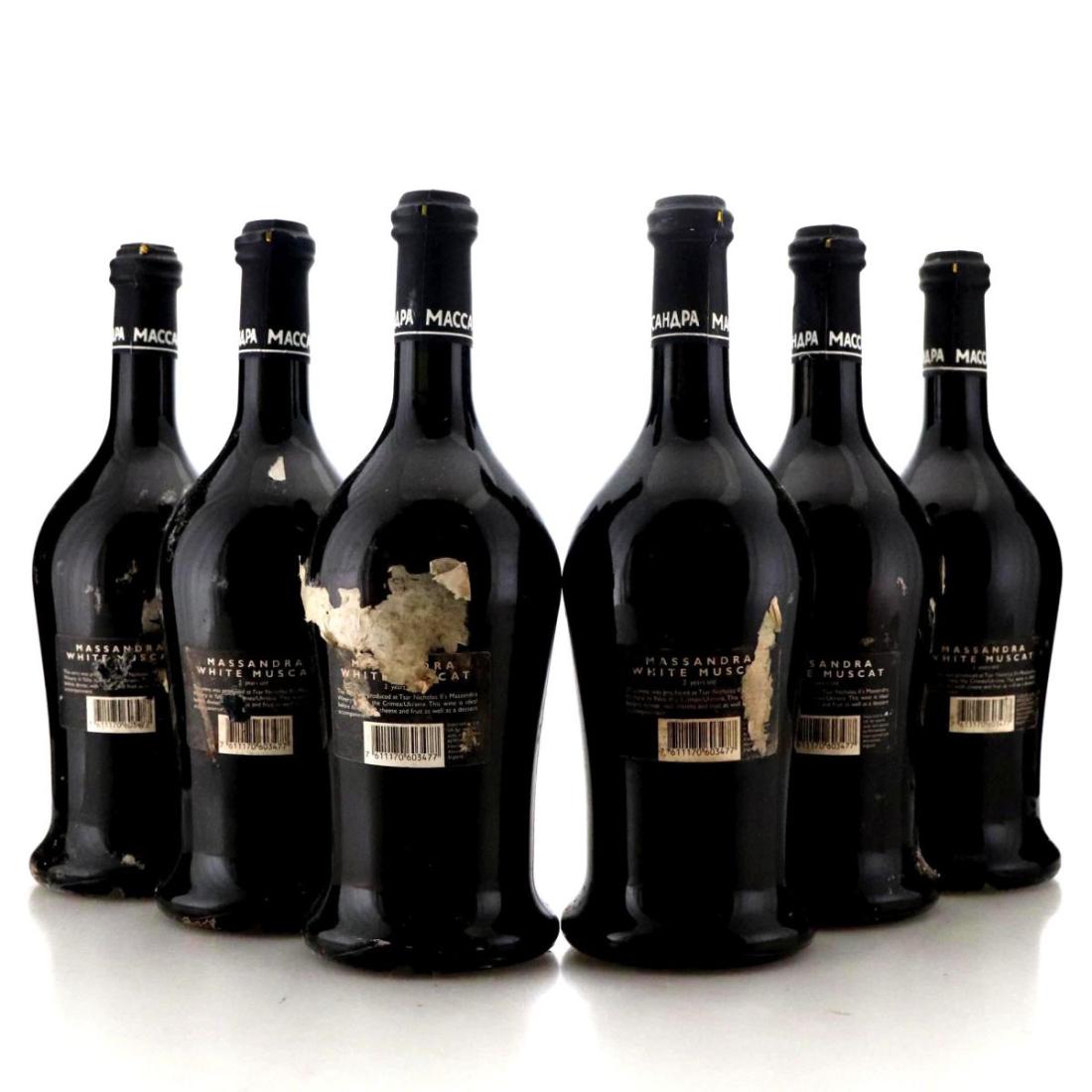 Image for Zarskaya Datscha Massandra White Muscat Dessert Wine x 6