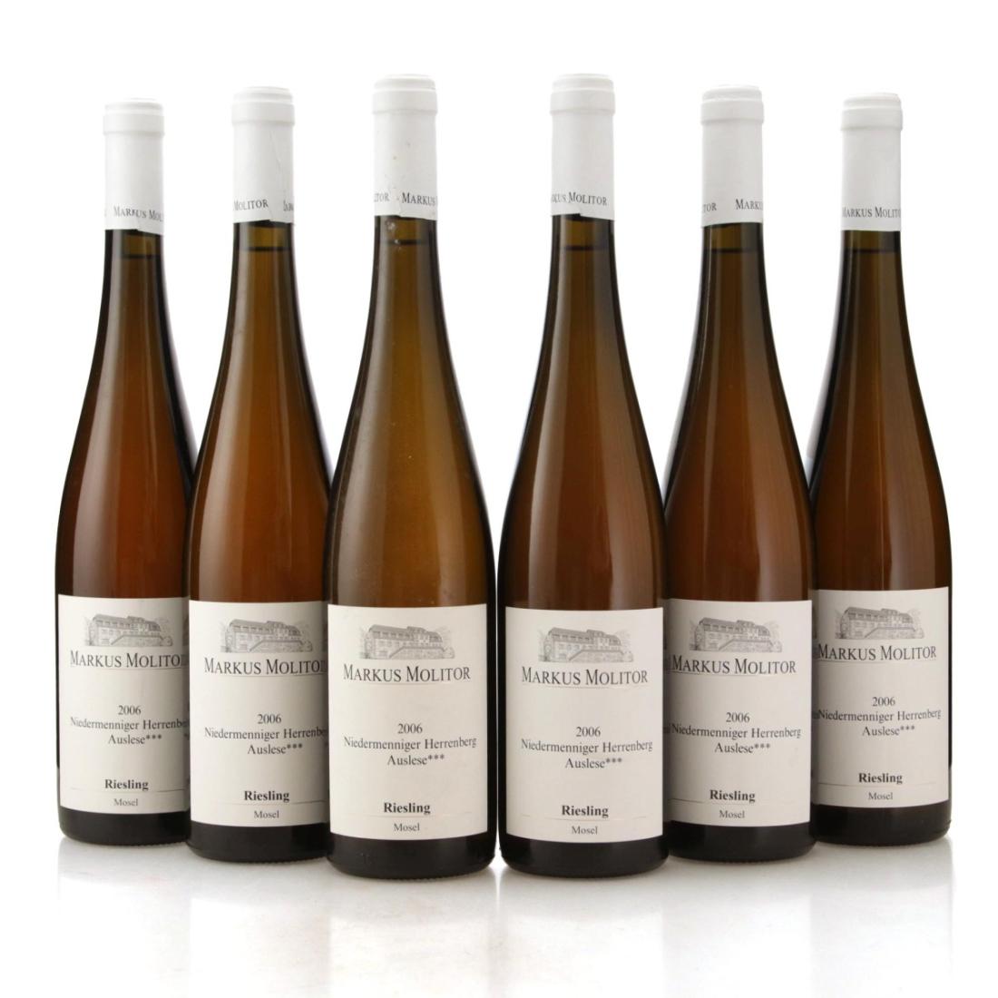 Image for Markus Molitor Niedermenniger Herrenberg Riesling Auslese *** 2006 x6