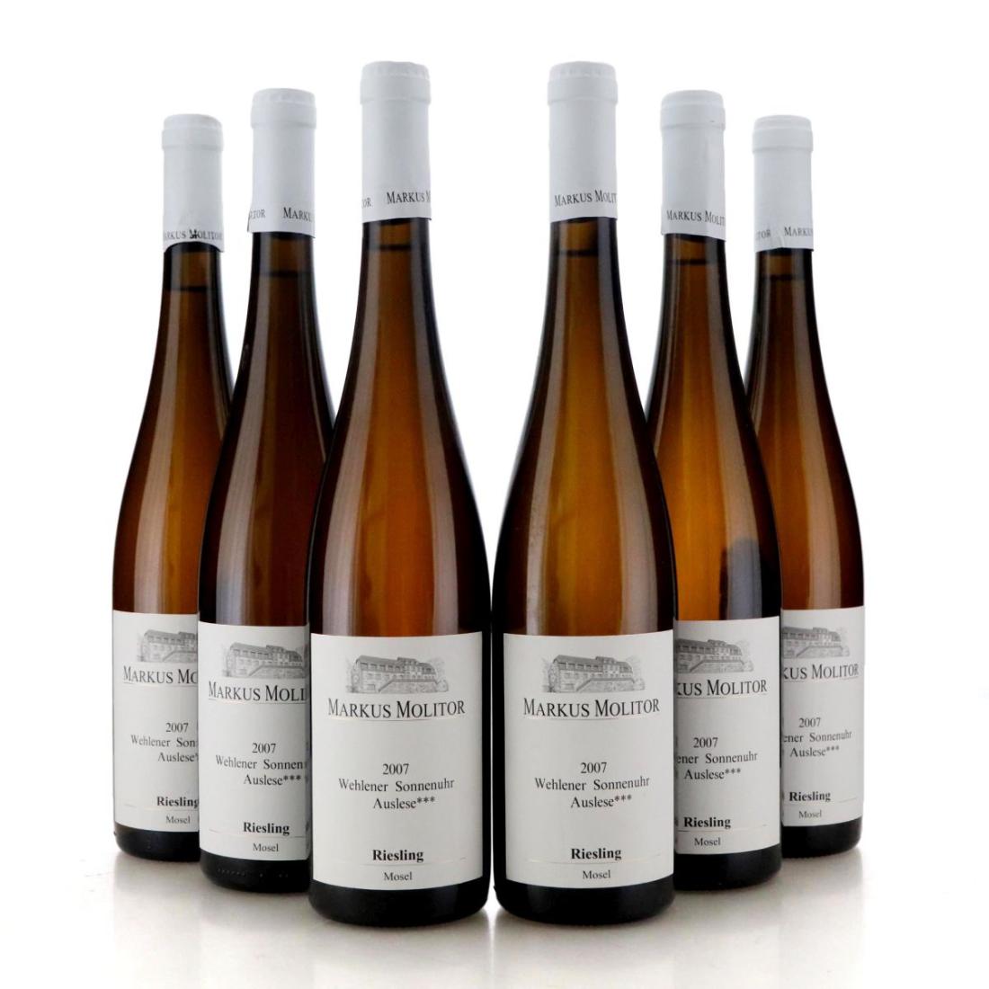 Image for Markus Molitor Wehlener Sonnenuhr Riesling Auslese *** 2007 x 6