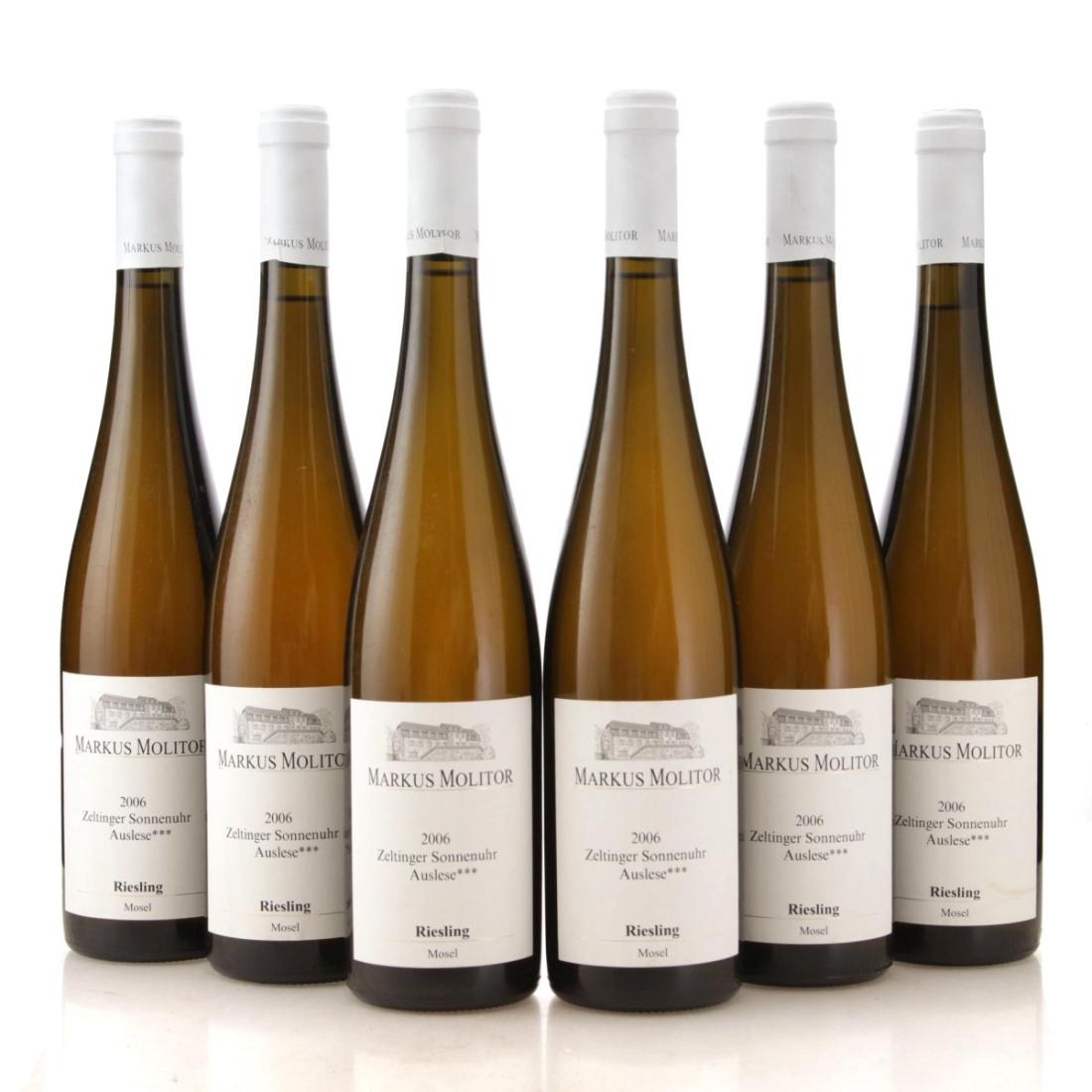 Image for Markus Molitor Zeltinger Sonnenuhr Riesling Auslese *** 2006 x 6