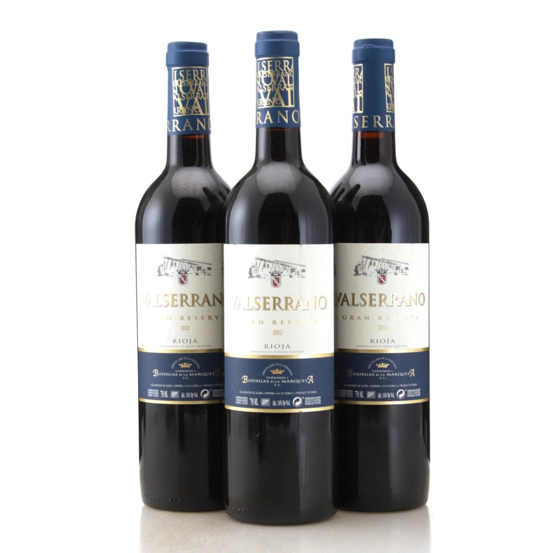 Image for Bodegas de la Marques Valserrano 2012 x 3