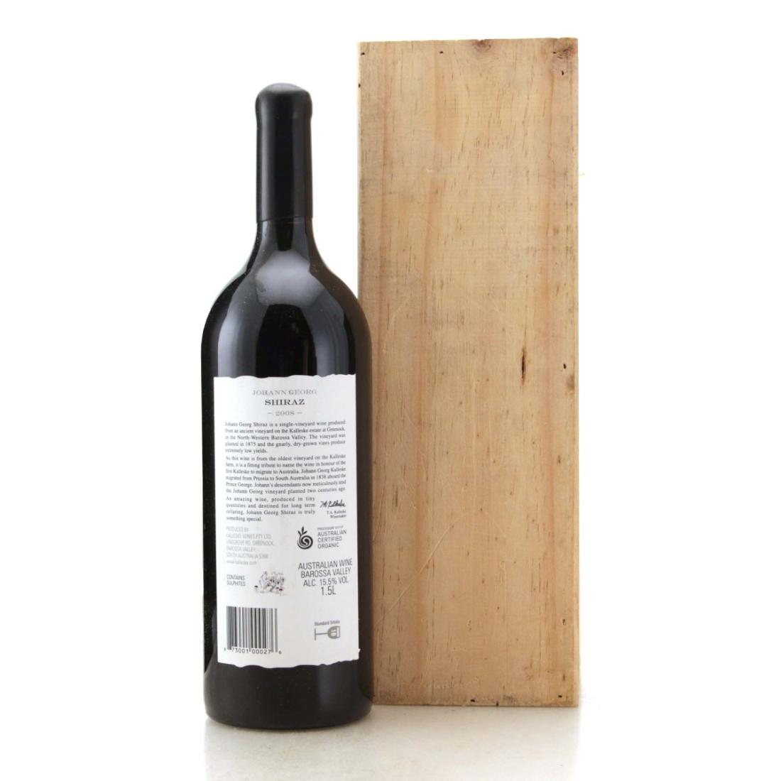 Image for Kalleske Johann Georg Shiraz 2008 Barossa 150cl / OWC