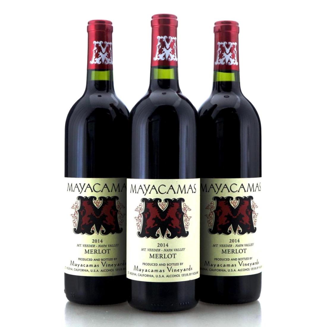 Image for Mayacamas Vineyards Merlot 2014 x 3