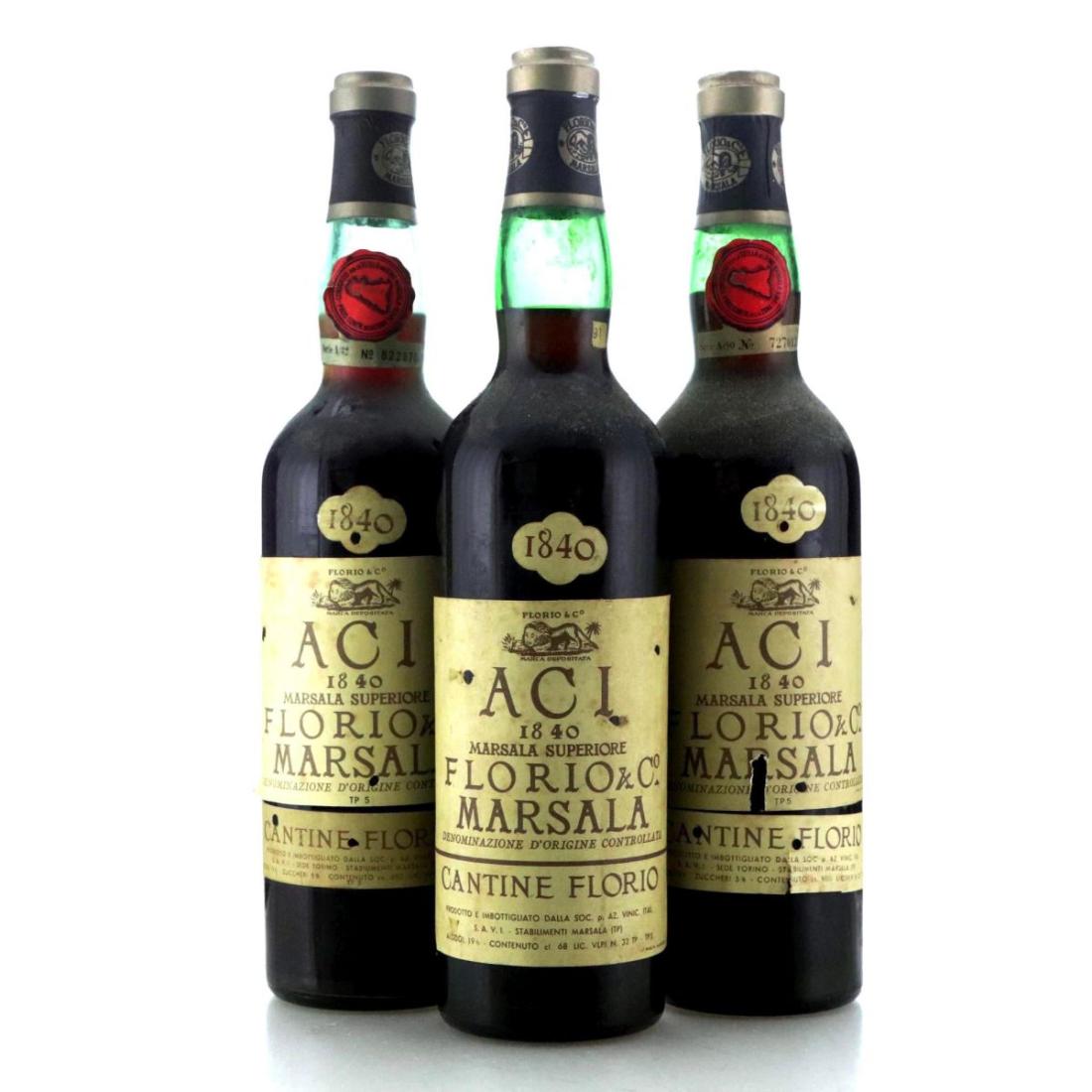 Image for Cantine Florio ACI 1840 Marsala Superiore x 3
