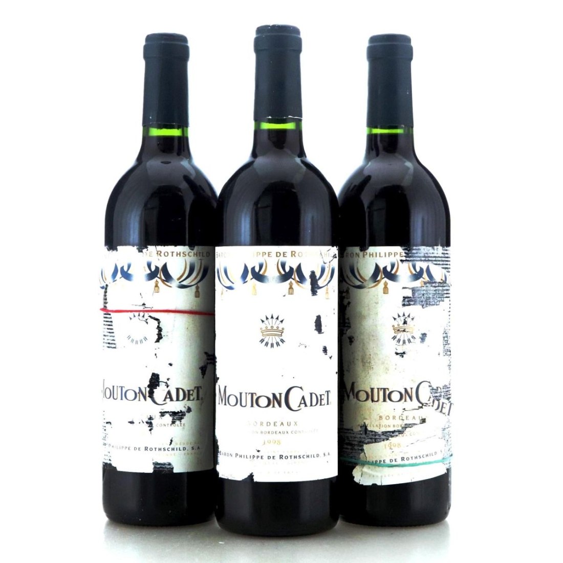 Image for Mouton-Cadet Baron Philippe de Rothschild 1998 x 3