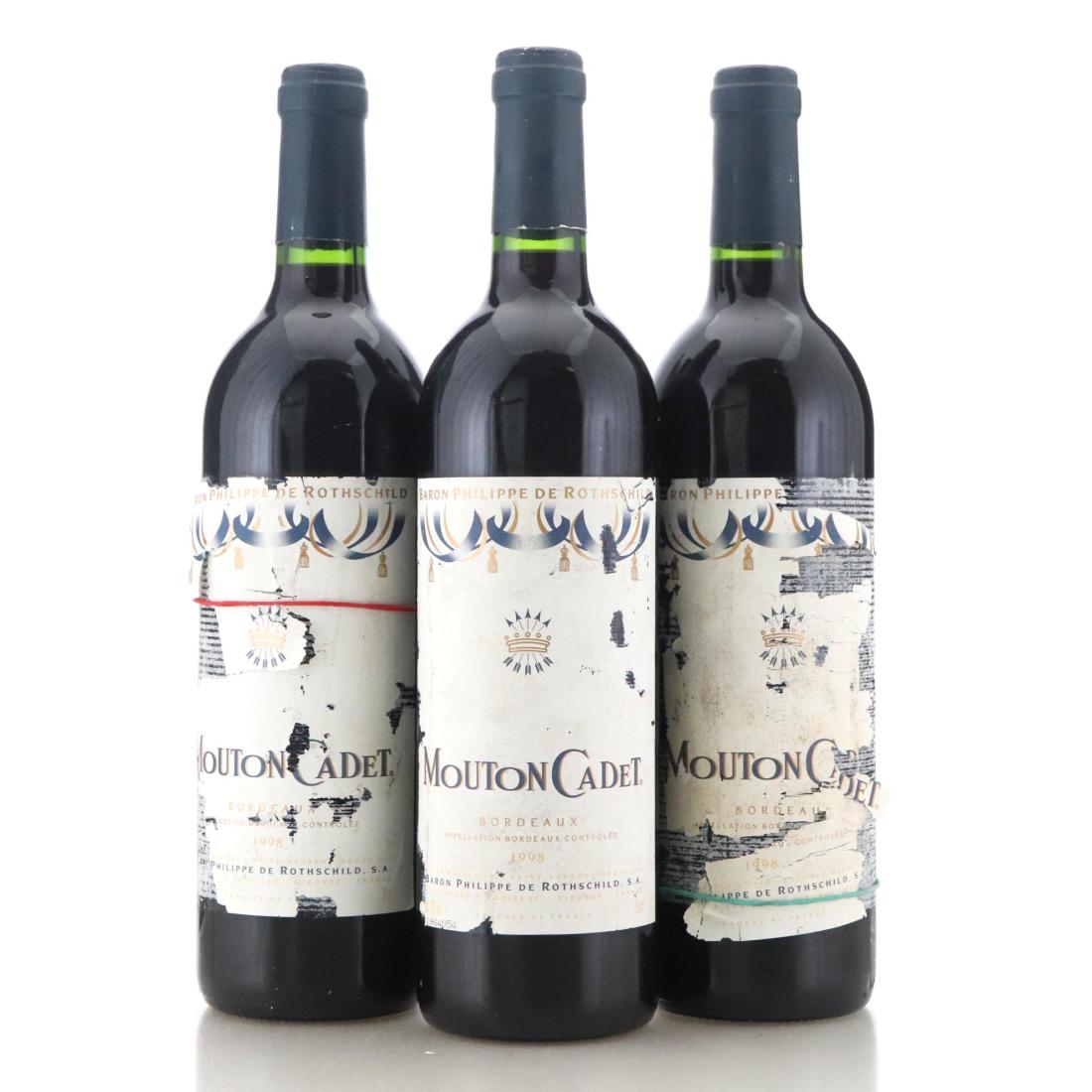 Image for Mouton-Cadet Baron Phillipe de Rothschild 1998 x 3