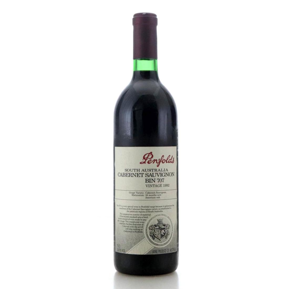 Image for Penfolds Bin 707 Cabernet Sauvignon 1992