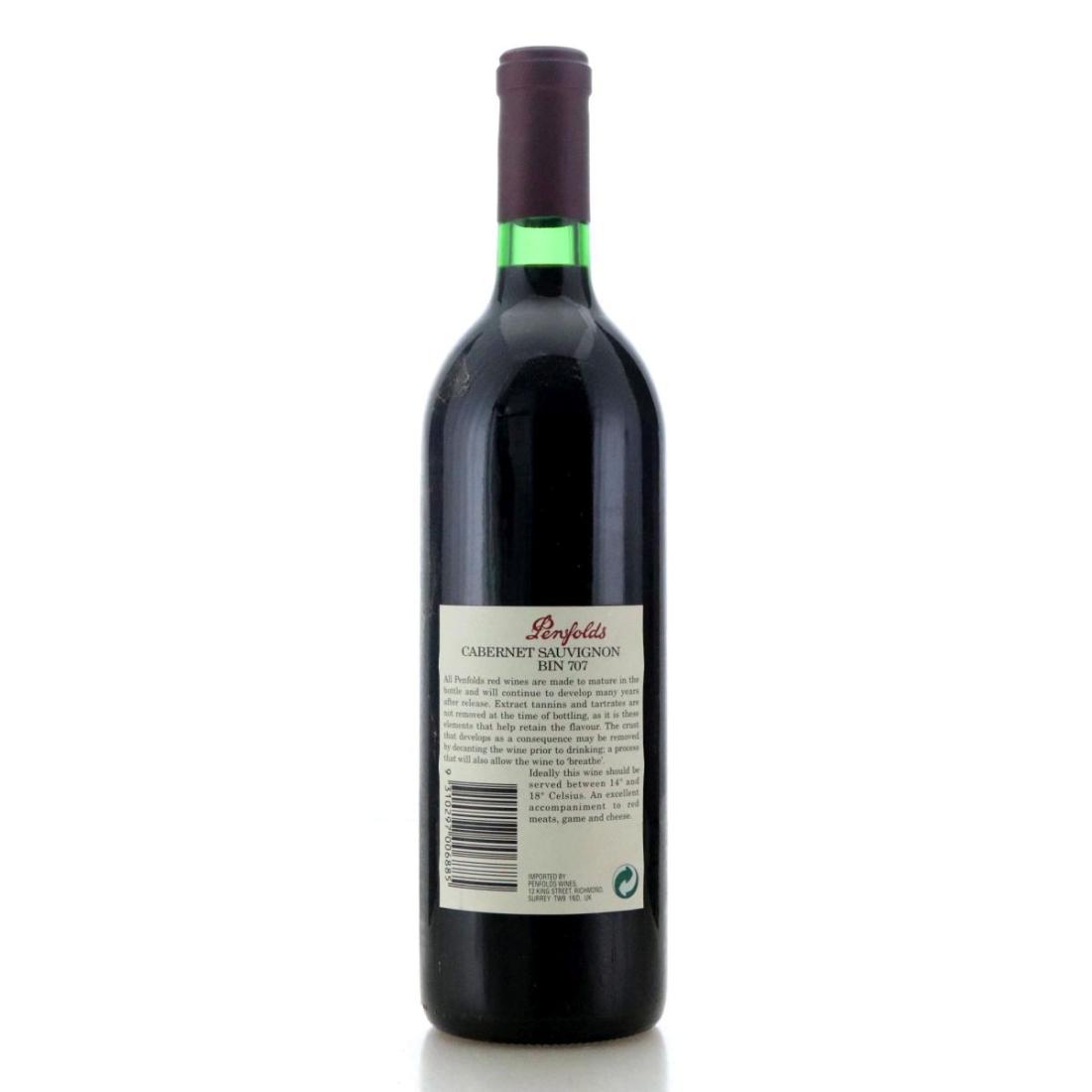 Image for Penfolds Bin 707 Cabernet Sauvignon 1992