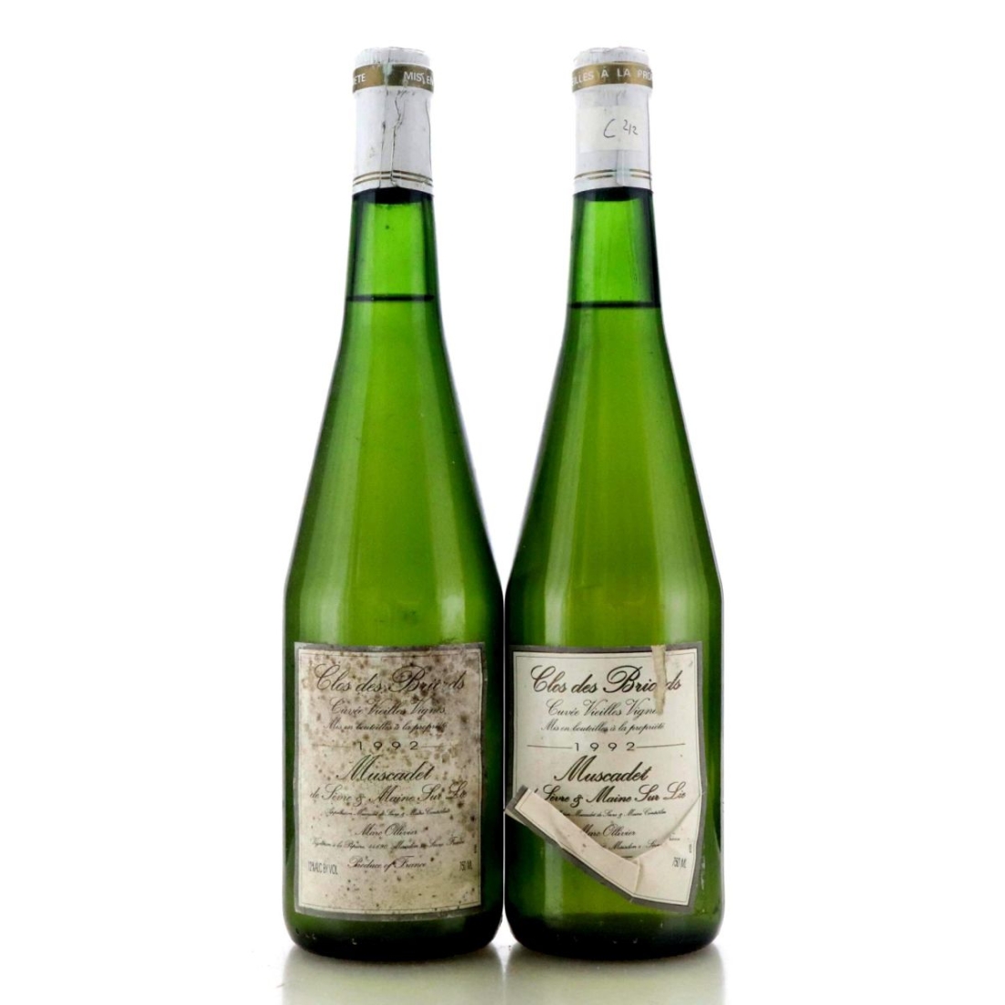 Image for Domaine de la Pépière Clos des Briords cuvée Vieilles Vignes 1992 x 2