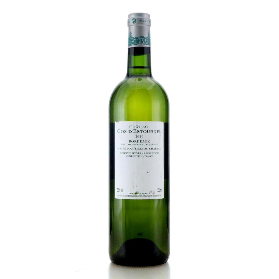 Image for Château Cos d'Estournel Bordeaux Blanc 2010