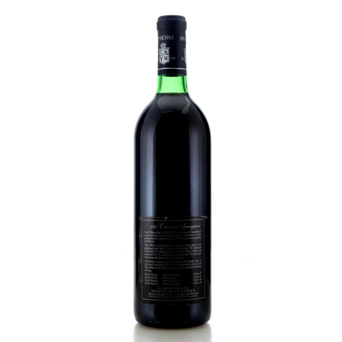 Image for Henschke Cyril Henschke Cabernet Sauvignon 1991