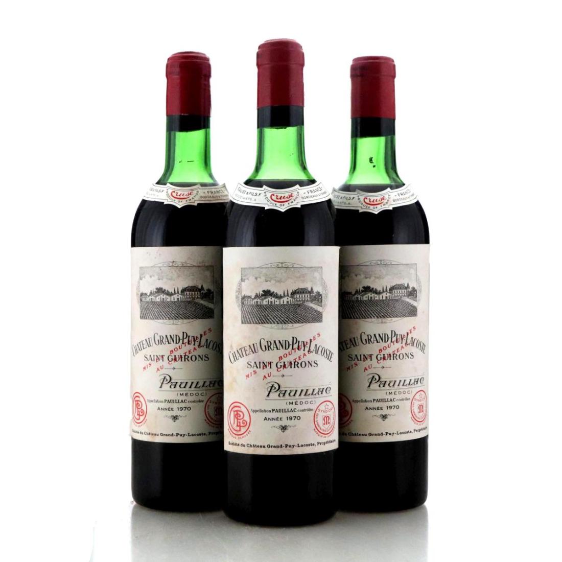 Image for Château Grand-Puy-Lacoste 1970 x 3