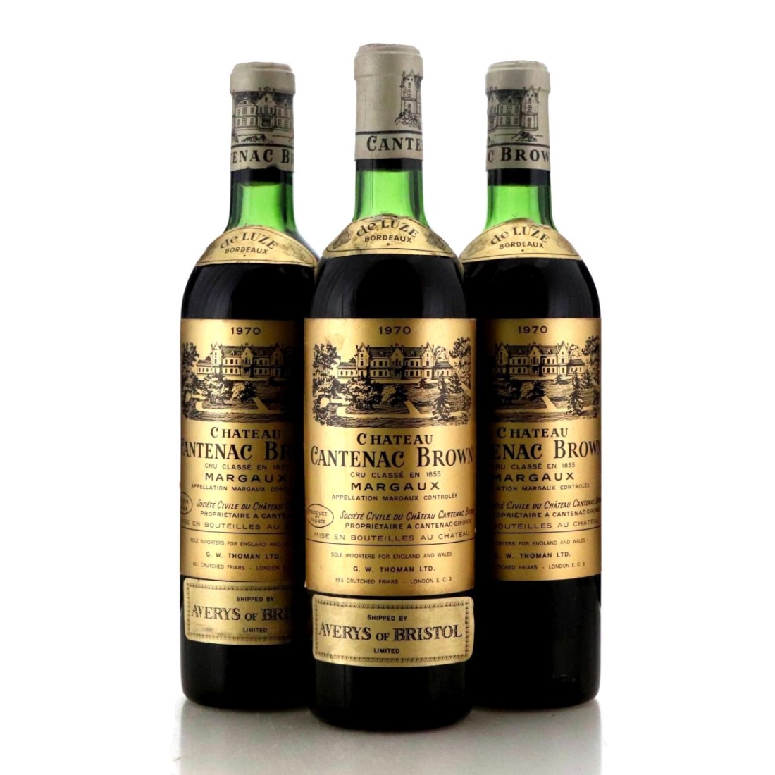 Image for Château Cantenac Brown 1970 x 3