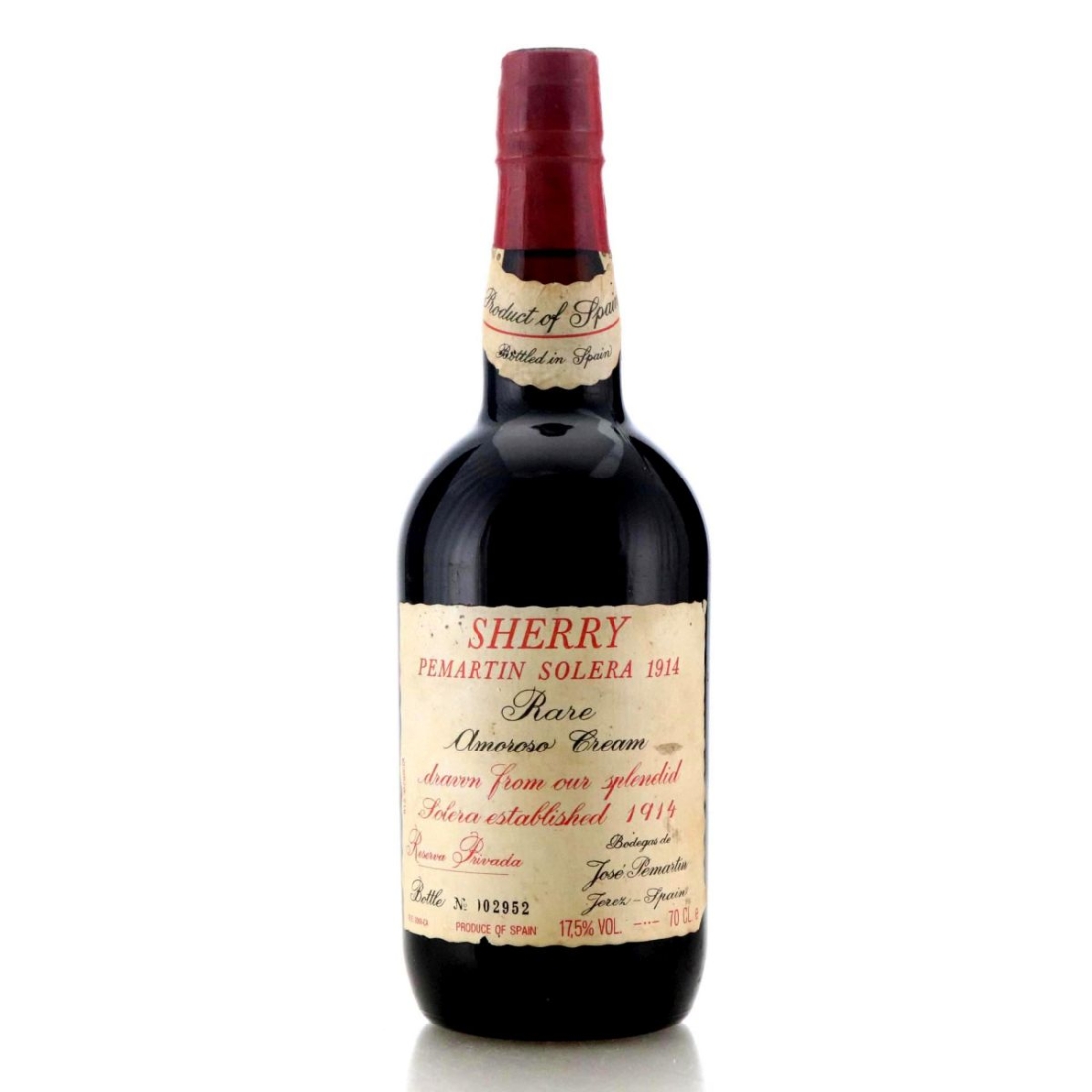 Image for José Pemartín Reserva Privada Solera 1914 Amoroso Cream Sherry