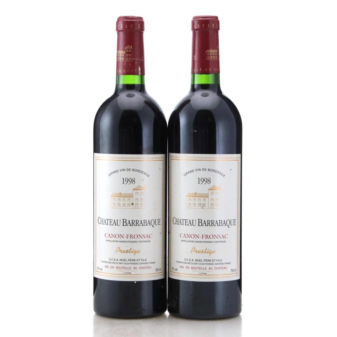 Image for Château Barrabaque Prestige Rouge 1998 x 2