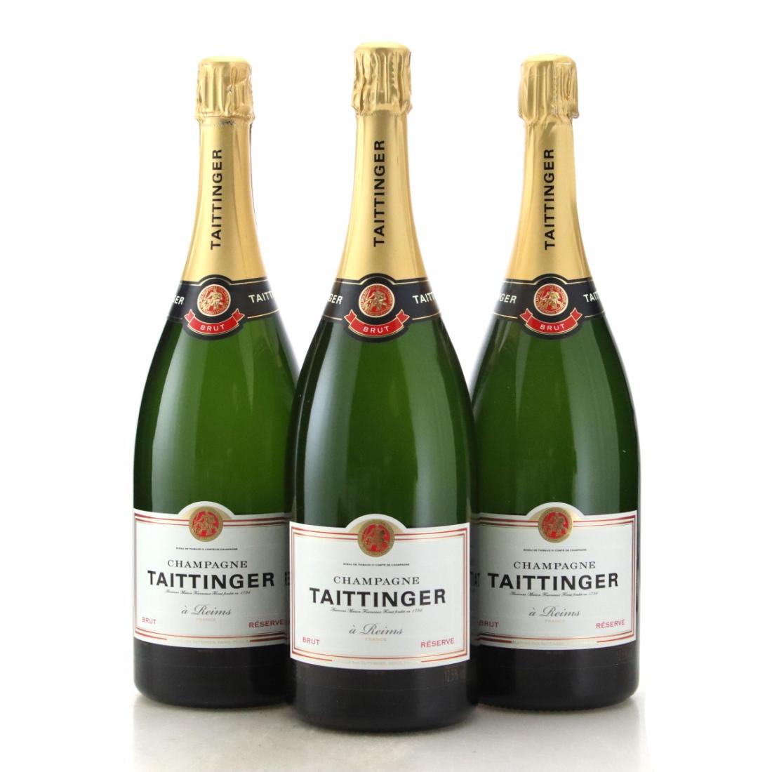 Image for Taittinger Brut Réserve Champagne x 3 / Magnum