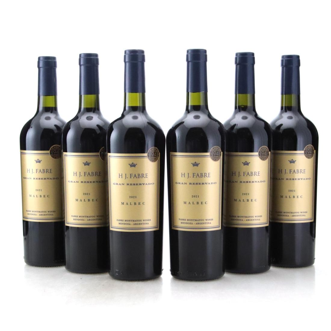 Image for H.J. Fabre Gran Reservado Malbec 2020 x 6