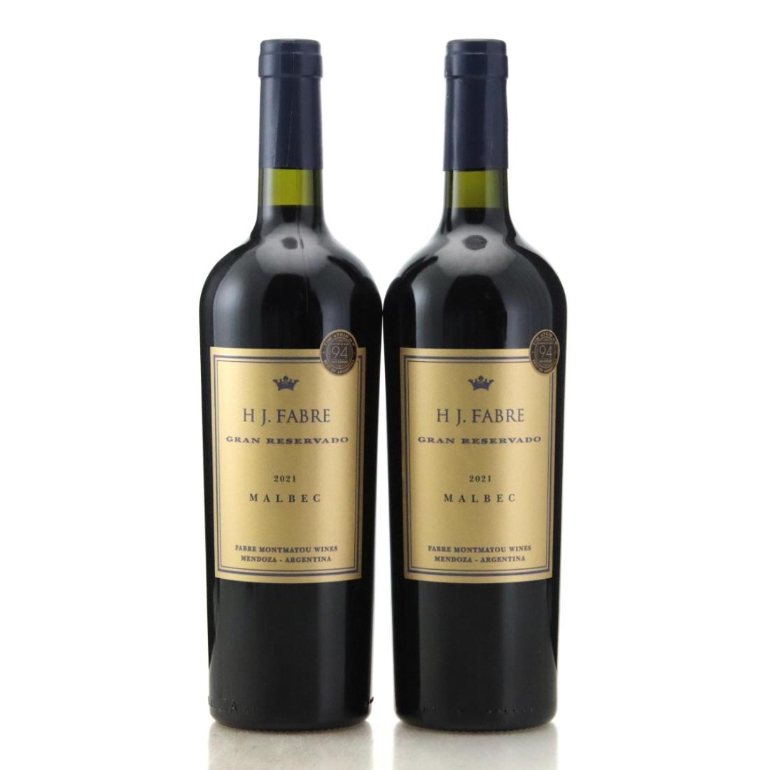 Image for H.J. Fabre Gran Reservado Malbec 2020 x 2