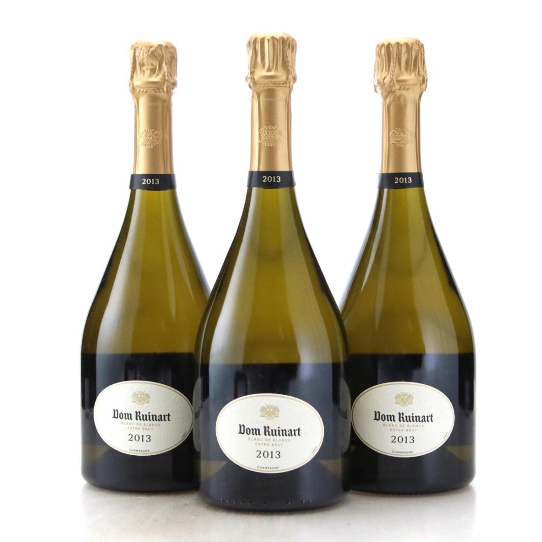 Image for Dom Ruinart Blanc de Blancs Extra Brut 2013 Vintage Champagne x 3