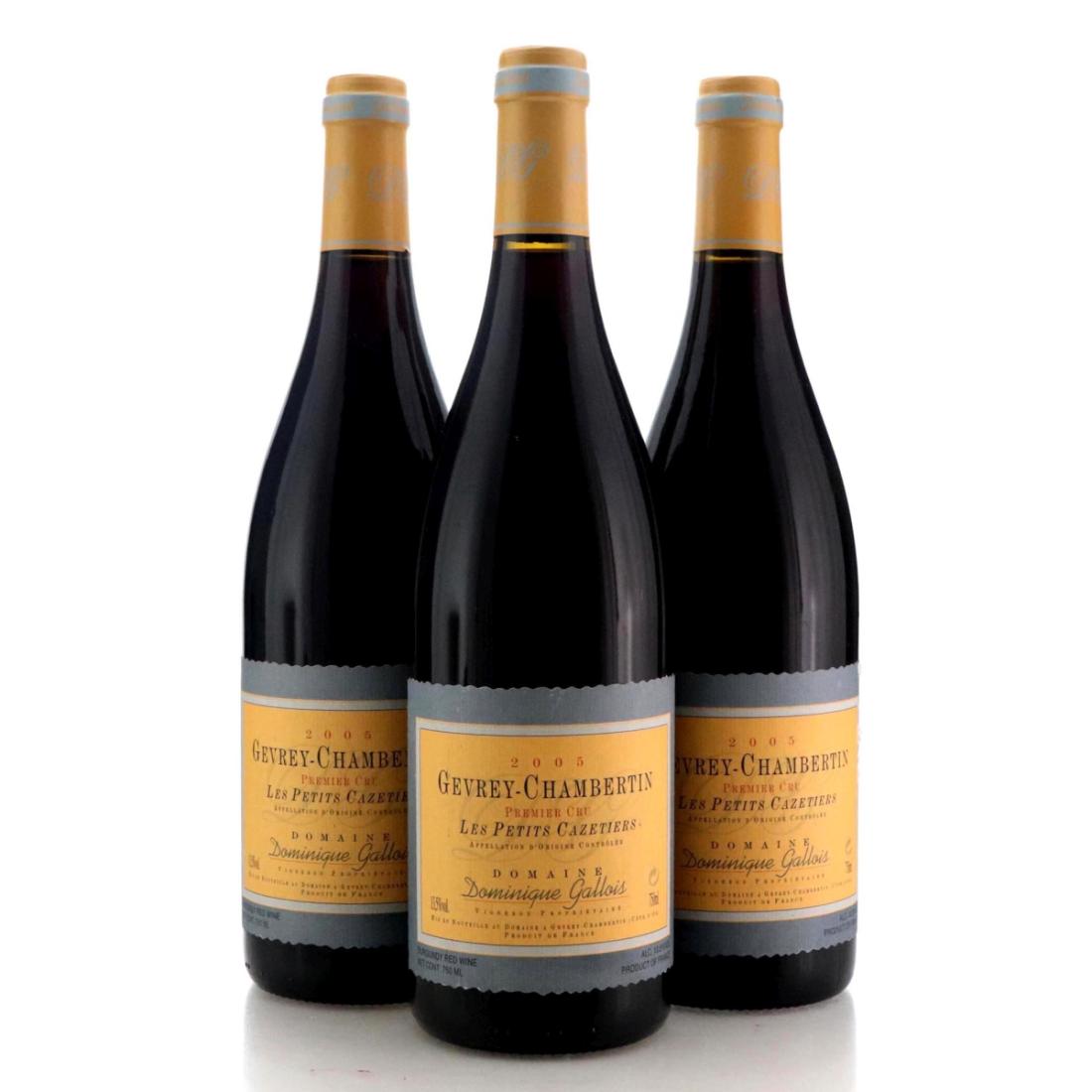 Image for Domaine Dominique Gallois Les Cazetiers 2005 x 3