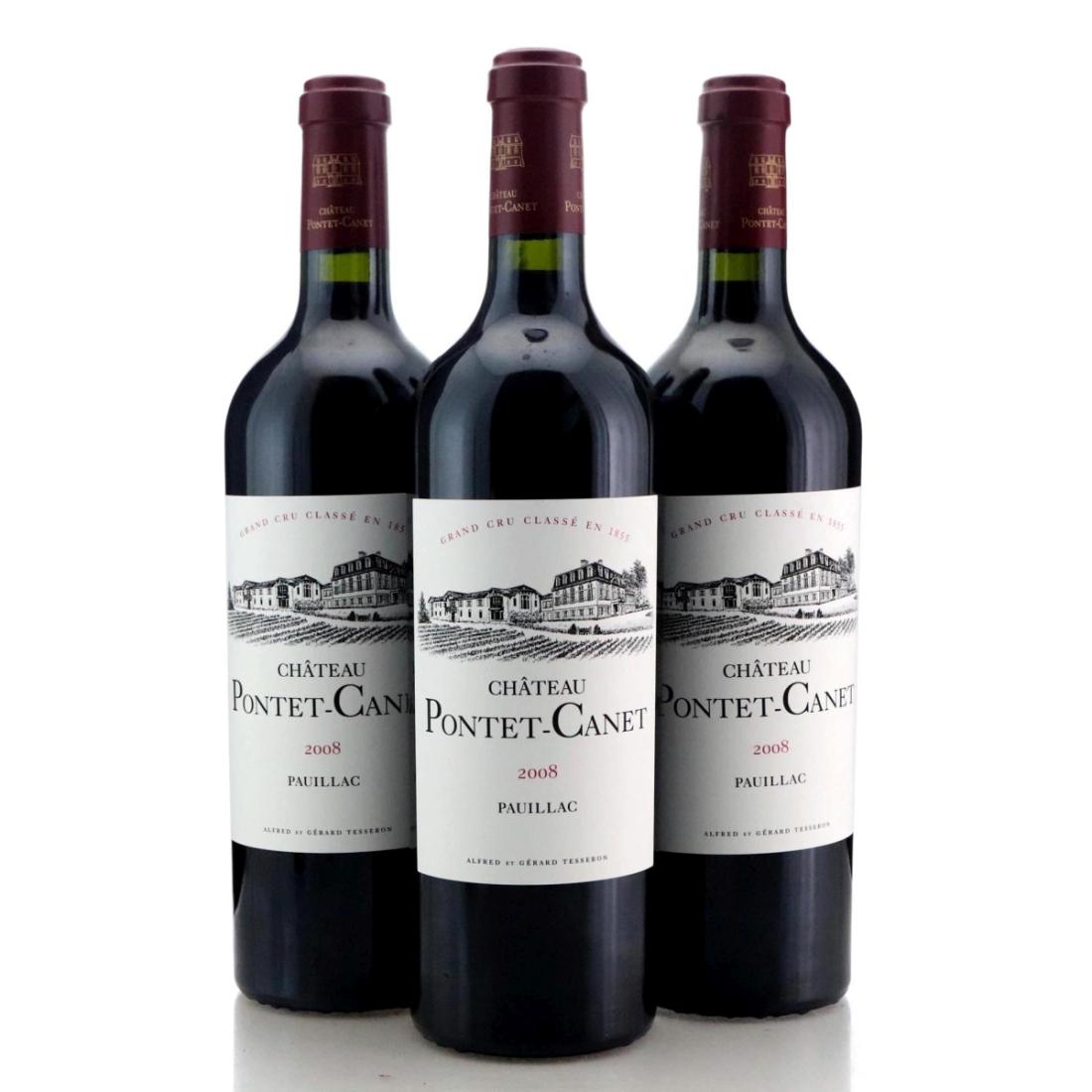 Image for Château Pontet-Canet 2008 x 3