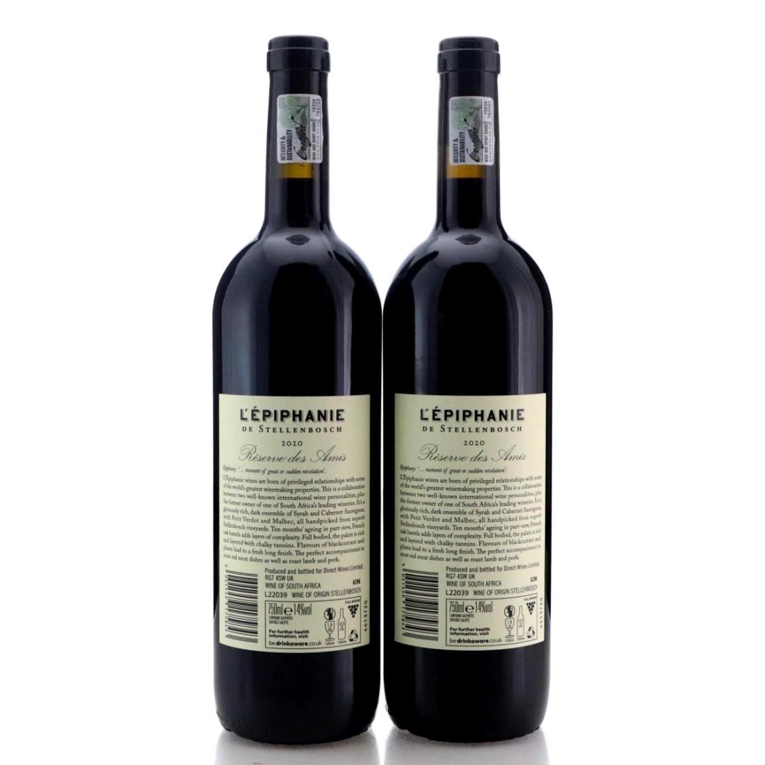 Image for L'Epiphanie De Stellenbosch Reserve Des Amis 2020 x 2