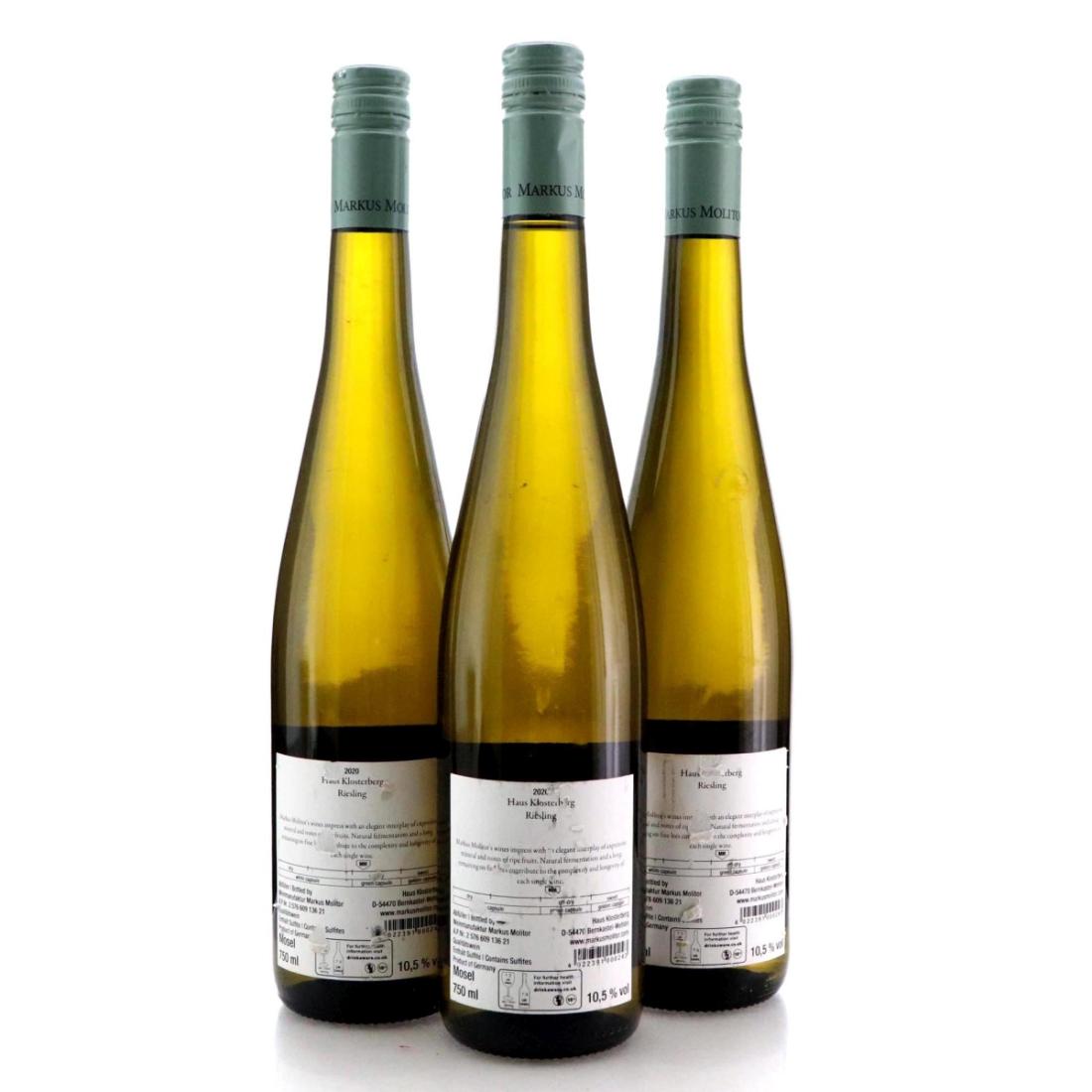 Image for Markus Molitor Haus Klosterberg Riesling 2020 x 3