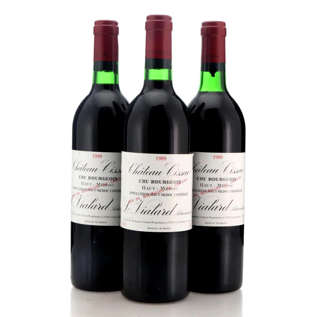 Image for Ch. Cissac 1989 Haut-Medoc x 3