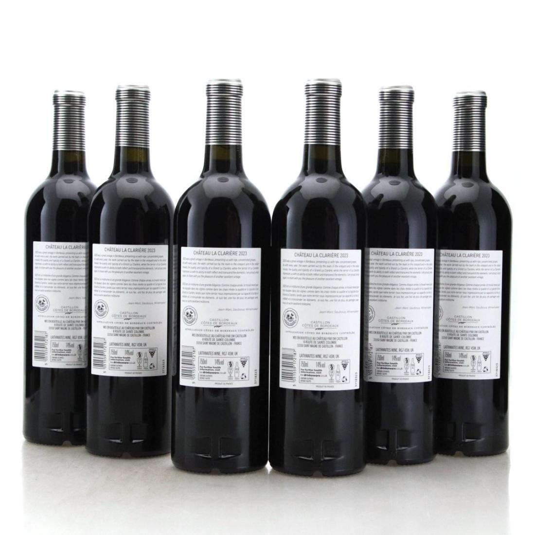 Image for Château La Clarière 2023 x 6