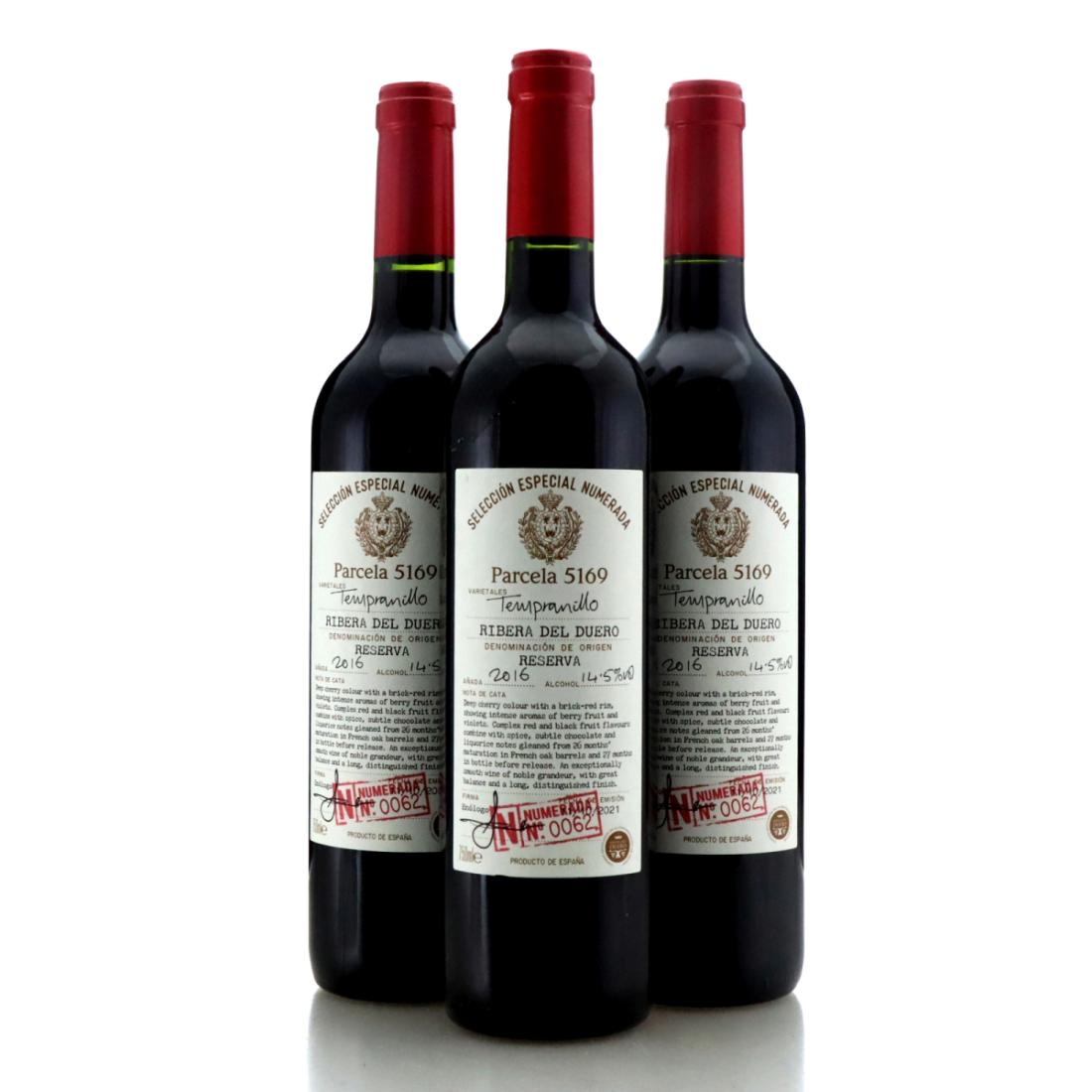 Image for Seleccion Especial Numerada 62 'Parcela 5169' Reserva Tempranillo 2016 x 3