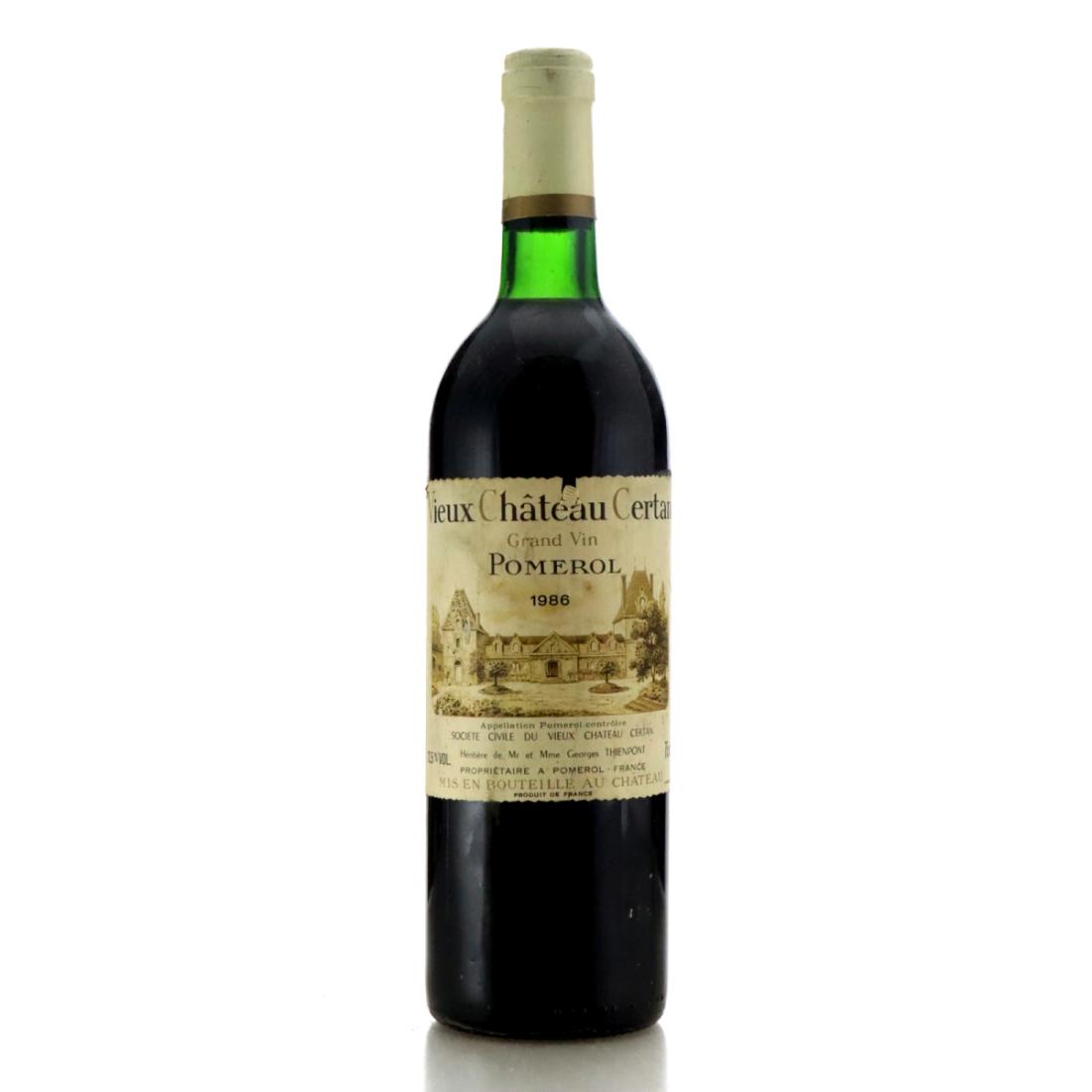 Image for Vieux Ch. Certan 1986 Pomerol