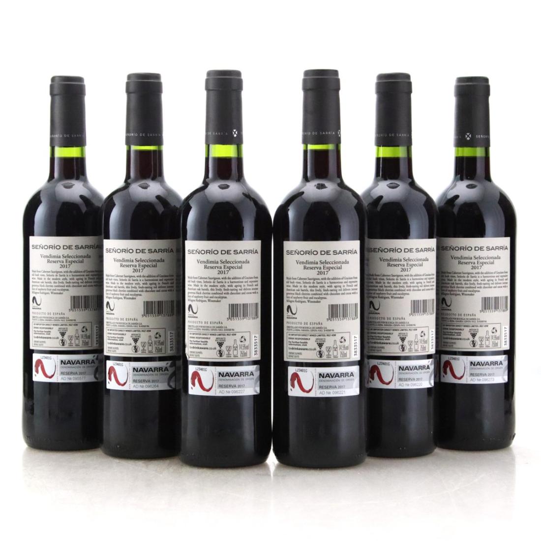 Image for Señorio de Sarría Vendimia Seleccionada Reserva Especial 2017 x 6